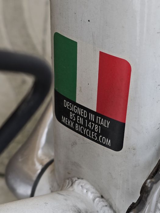 Bicicleta cursiera Mekk AL ZR aluminiu furca carbon Shimano 8 viteze 7