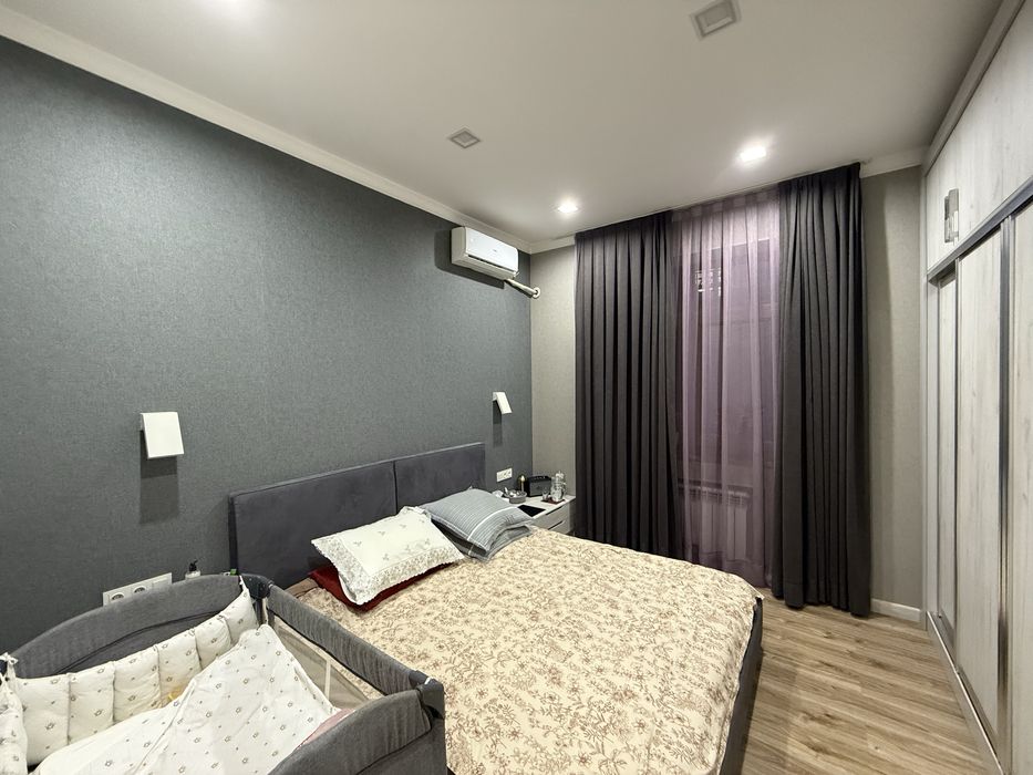 3 комн/1/5 ( 72 квм) ЖК "Паркент Вилладж" с мебелью и техникой