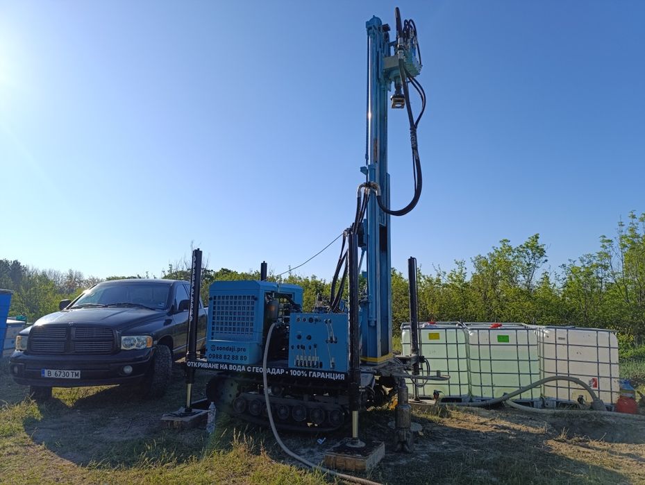 Сондажи Варна проучване за вода с Георадар Еърлифт почистване