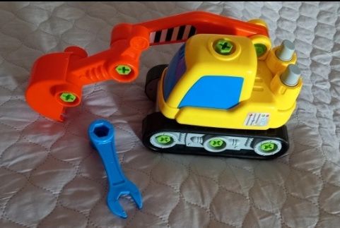 Jucărie excavator demontabil