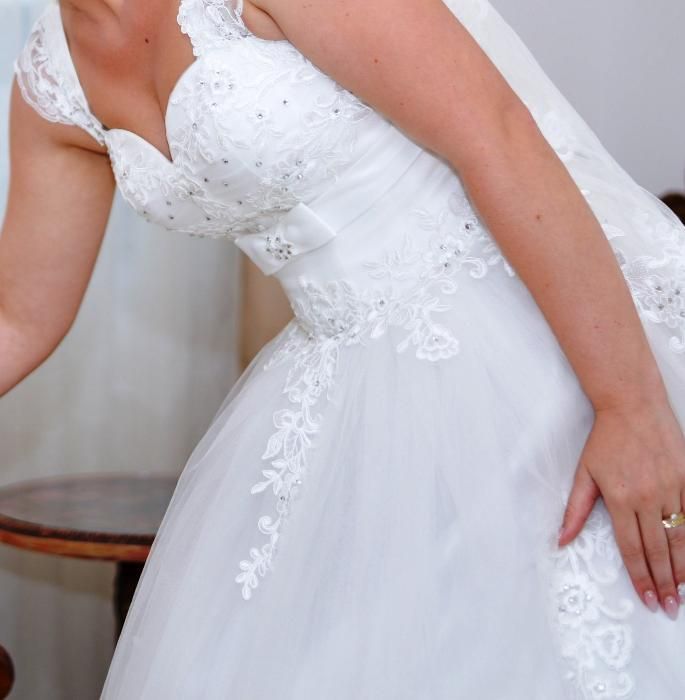 Rochie mireasa ivory stil printesa nr 38