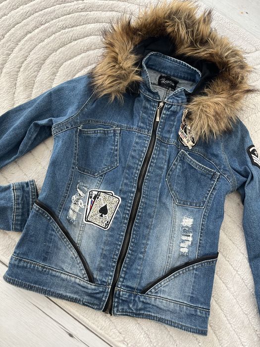 Дънково яке с пух