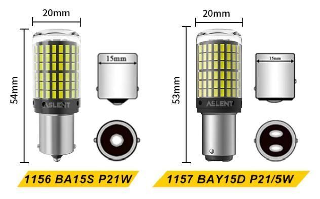 ЛЕД Крушки Canbus 3405 за стоп/габарит и мигач на автомобила BA15S P21