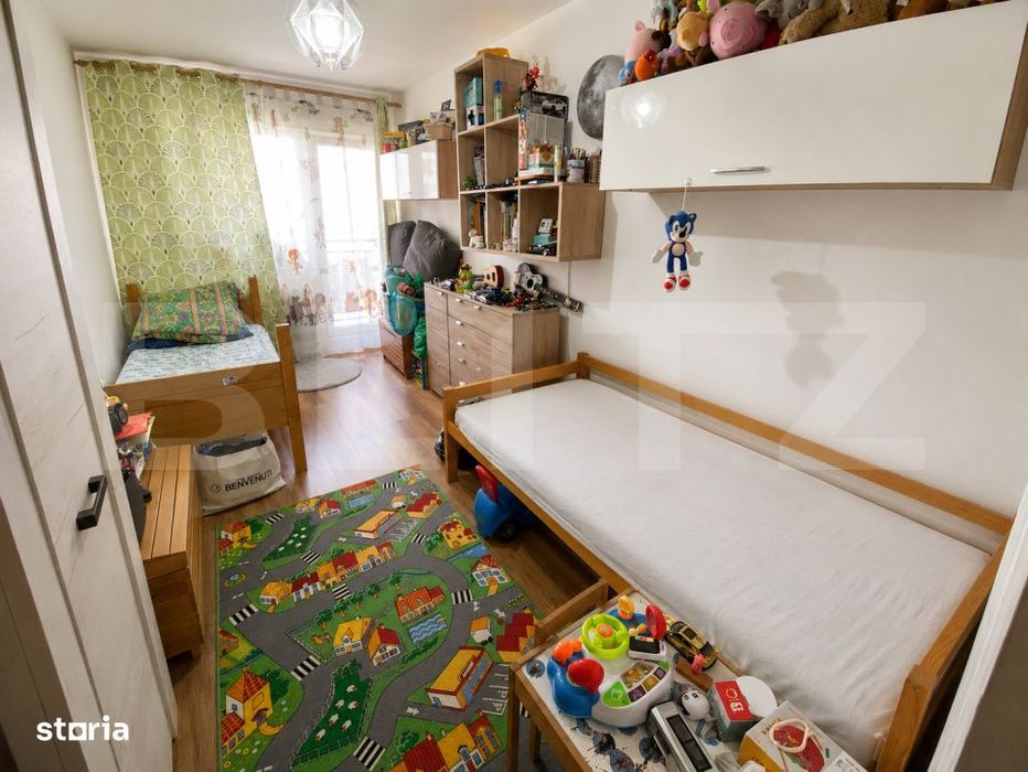 Apartament 2 camere, decomandat, 54 mp, 2 balcoane, Baciu, zona Regal