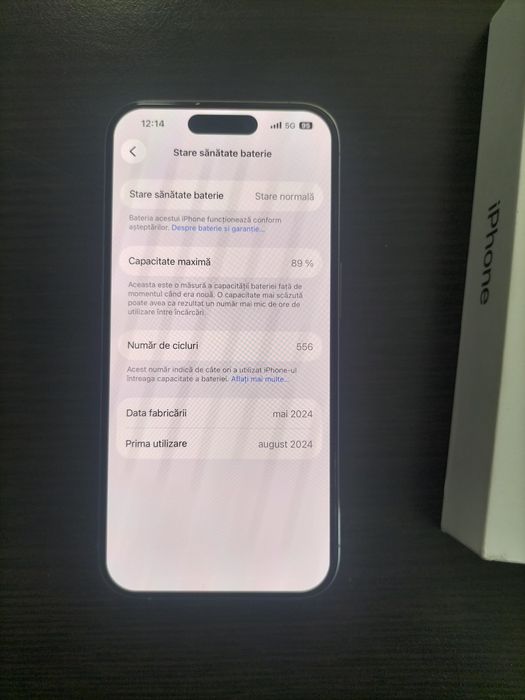 Iphone 15 PRO Natural Titanium