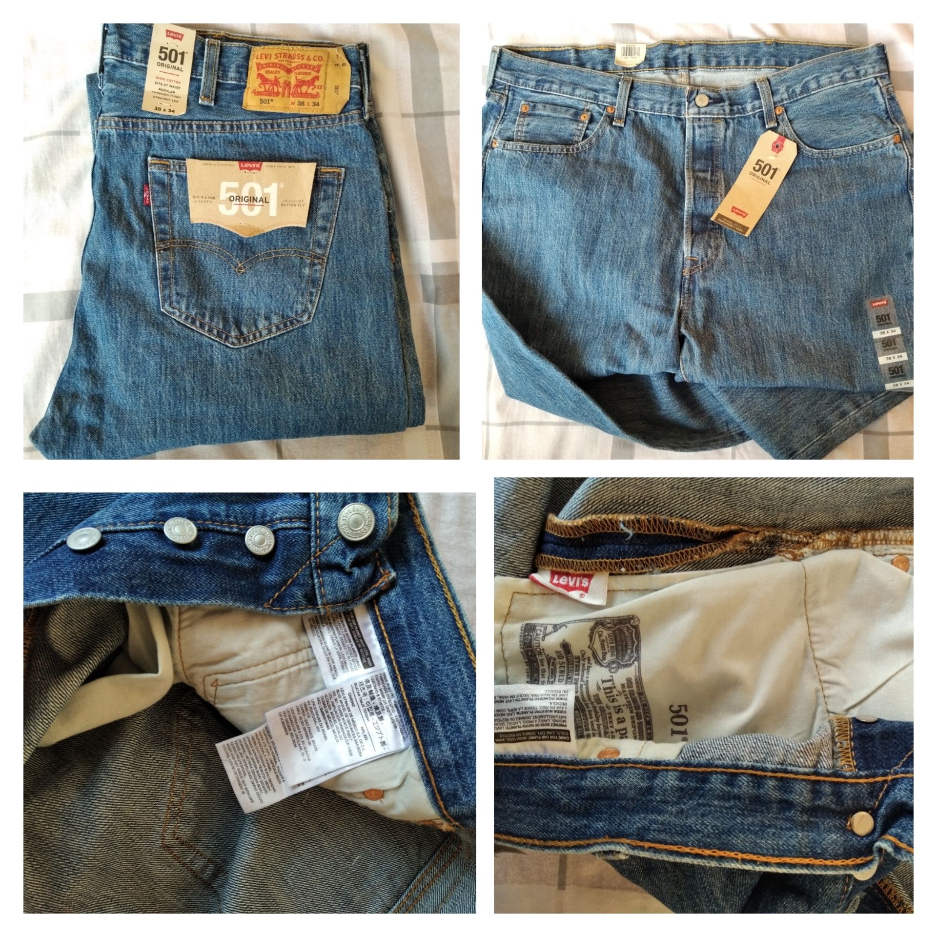 Джинсы "Levi's" Original (W33,34,36,38рр)