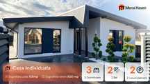 Casa individuala, 4 camere, 2 bai, 135mp utili, 500mp teren, MIROSLAVA