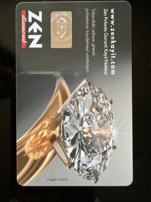 0.17 ct Колие с Диаманти Рейна ZEN diamond със сертификат