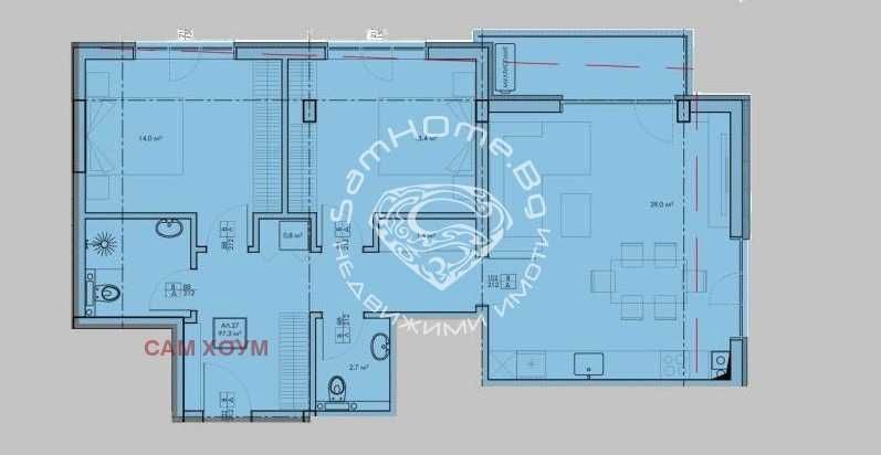 Продава 3-стаен Кайсиева градина Варна