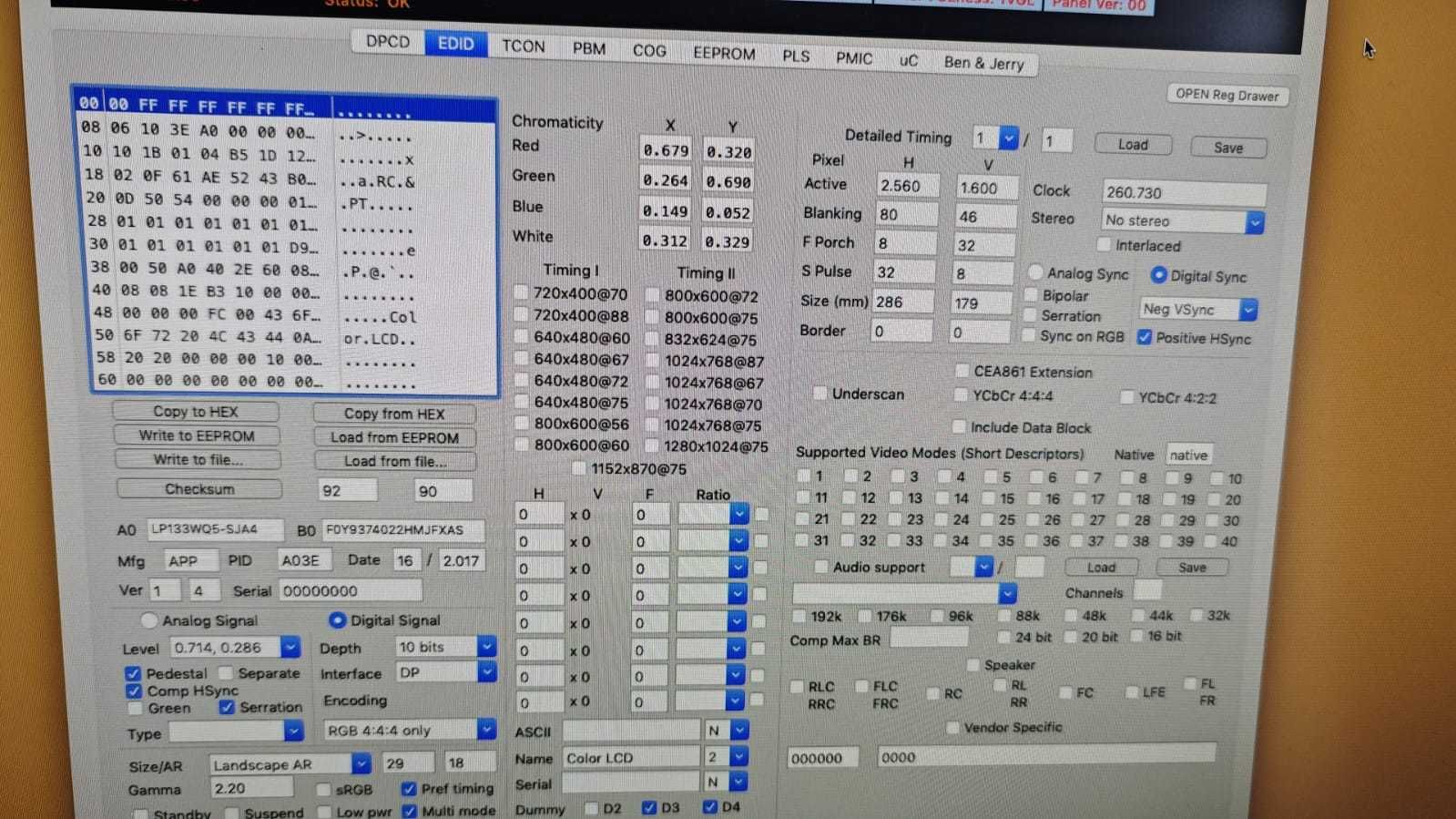 Tool Calibrare Ecran LCD MacBook Air Pro 2017-2020