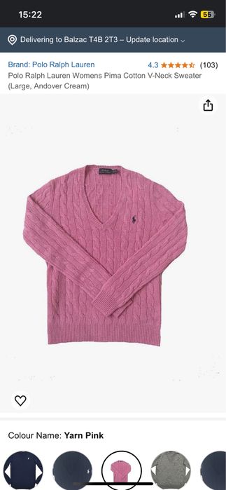 Дамски пуловер Ralph Lauren оригинален