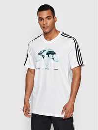 Tricou Adidas alb Grapichs united . Mărimi S L XL . Nou original