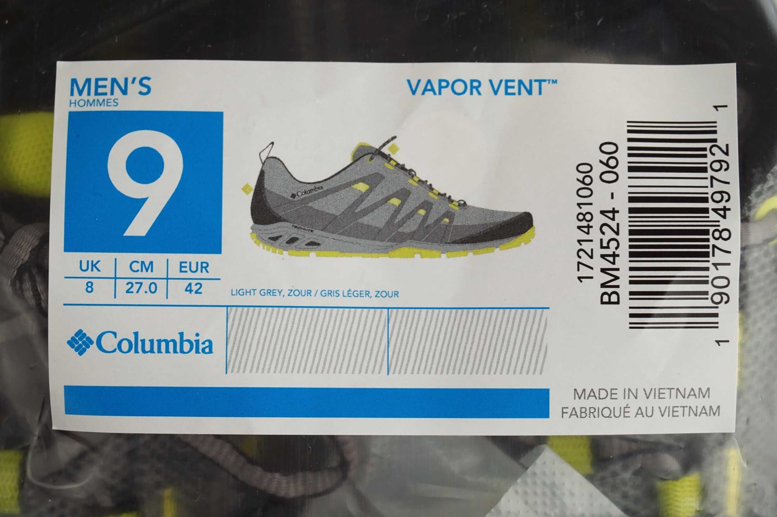 Нови мъжки спортни обувки  Columbia Vapor Vent - номер 42