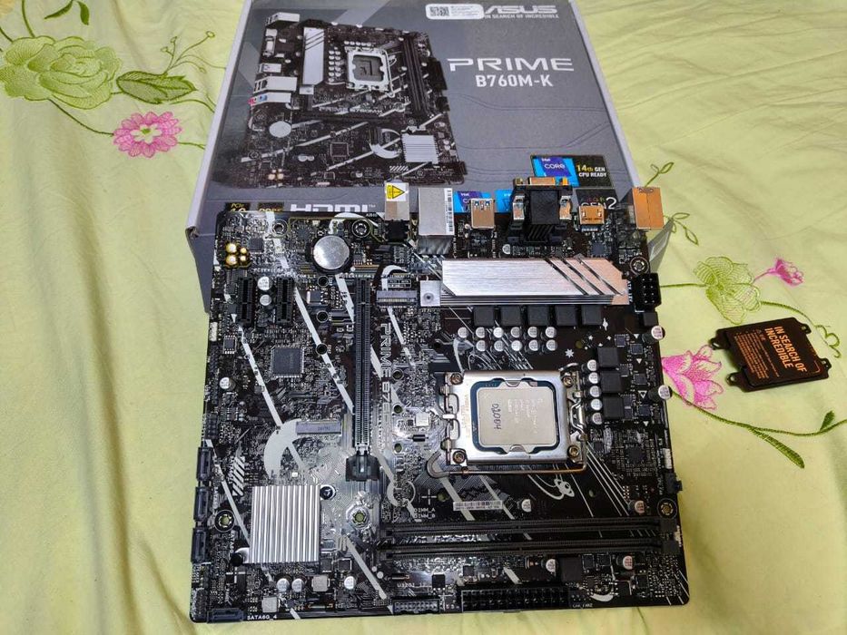 Комплект для игрового ПК — i5-14400F + ASUS B760M-K + 32GB DDR5