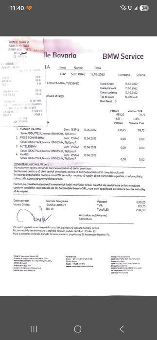 Vand bmw f10 535 ix myld hibrid