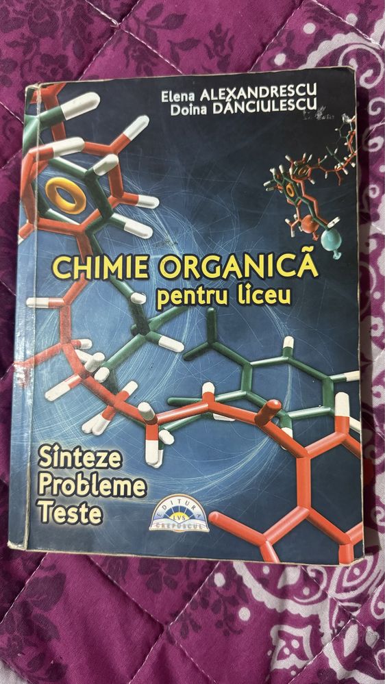 Culegere admitere chimie organica editura Crepuscul