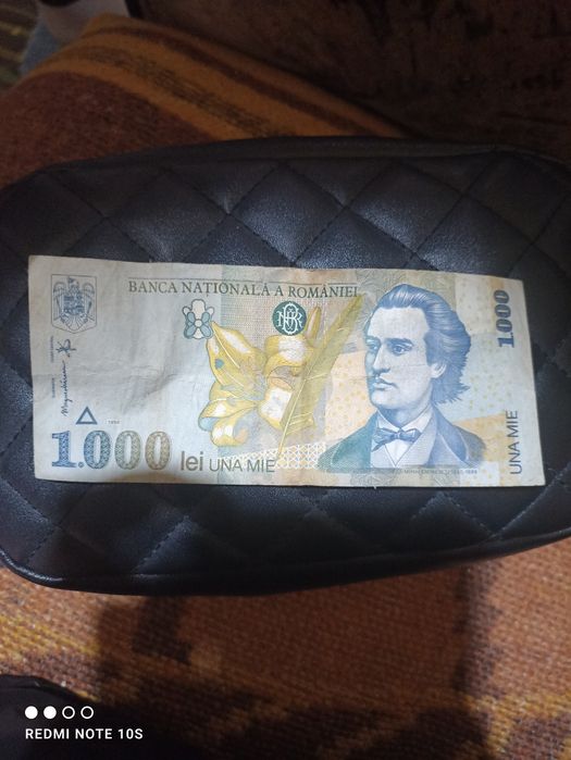 Bancnote de 1000 de lei cu Mihai Eminescu