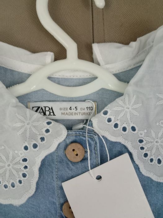 Модное джинсовое платье для девочек Турция