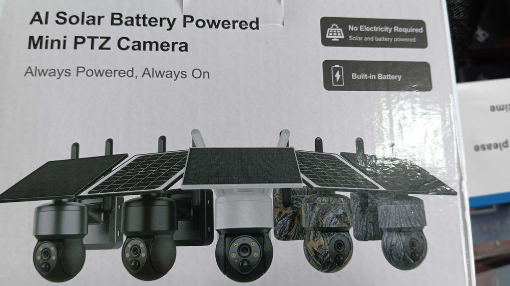 Соларна ловна въртяща камера 4G 9MP работи с СИМ SIM карта мобилни дан