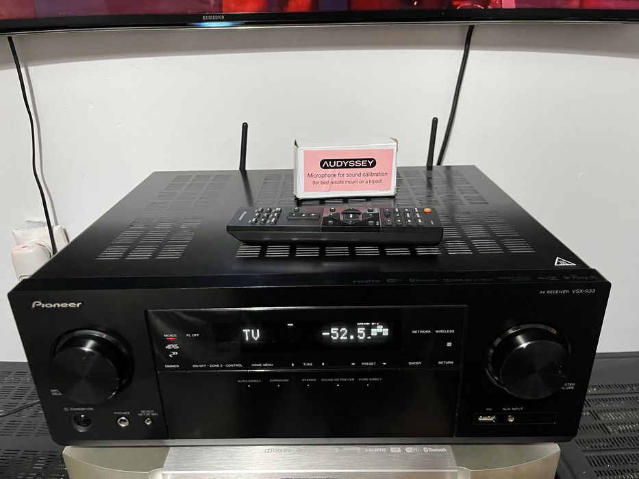 Pioneer VSX-933 7.2/4k UHD/Atmos/wifi/bluetooth/Spotify/Airplay/usb