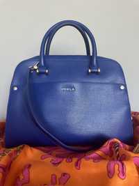 Чанта Furla естествена кожа Сафиано.