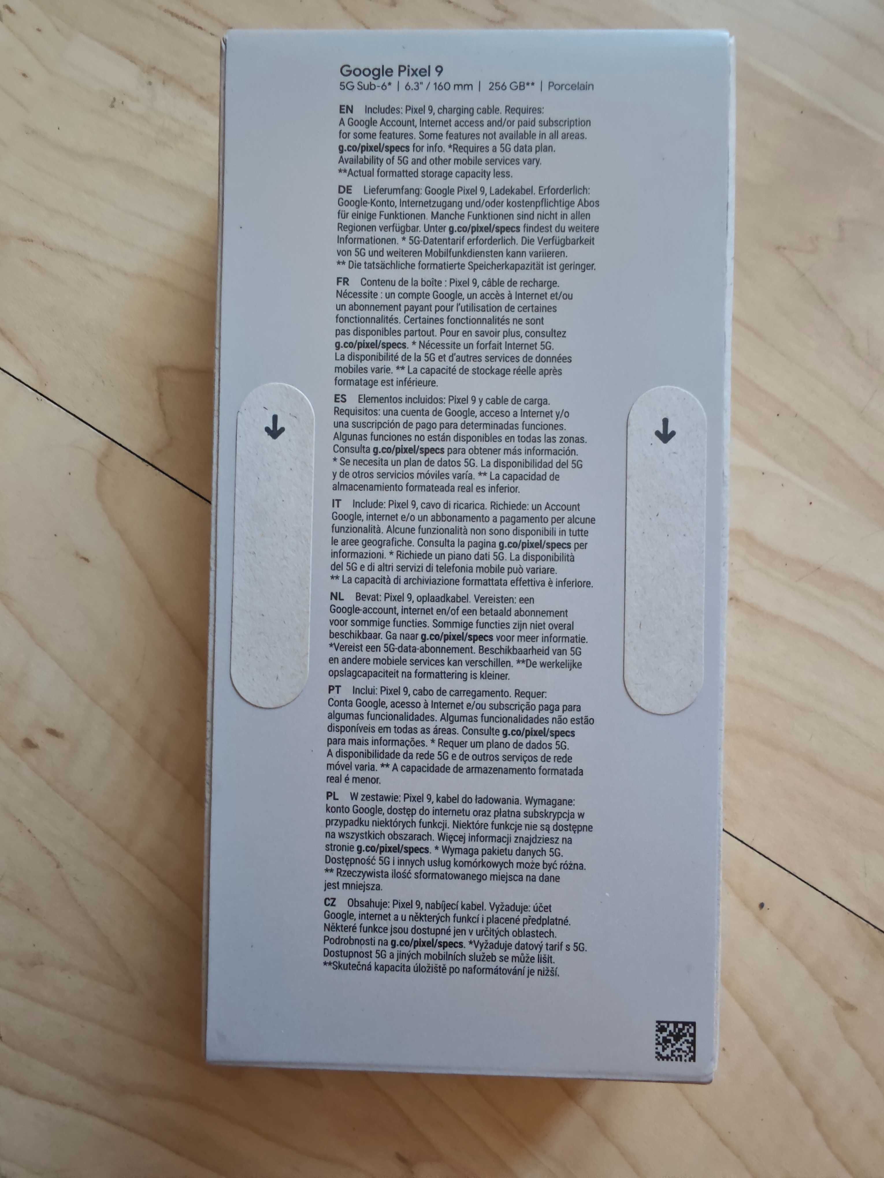 Google Pixel 9 256GB White Бял Нов ЗАПЕЧАТАН