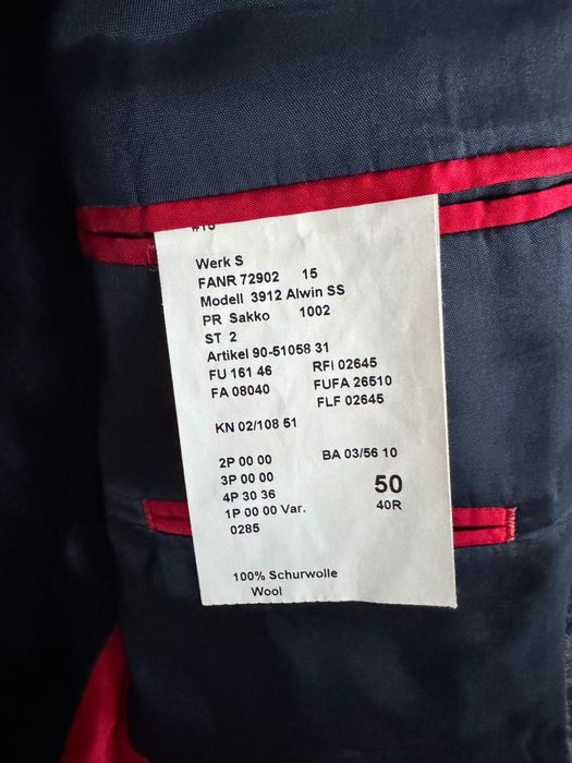 Sacou CG barbat cambrat lana, marime 50 L