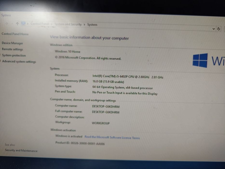 Placa de baza MSI H110M Pro-D socket 1151