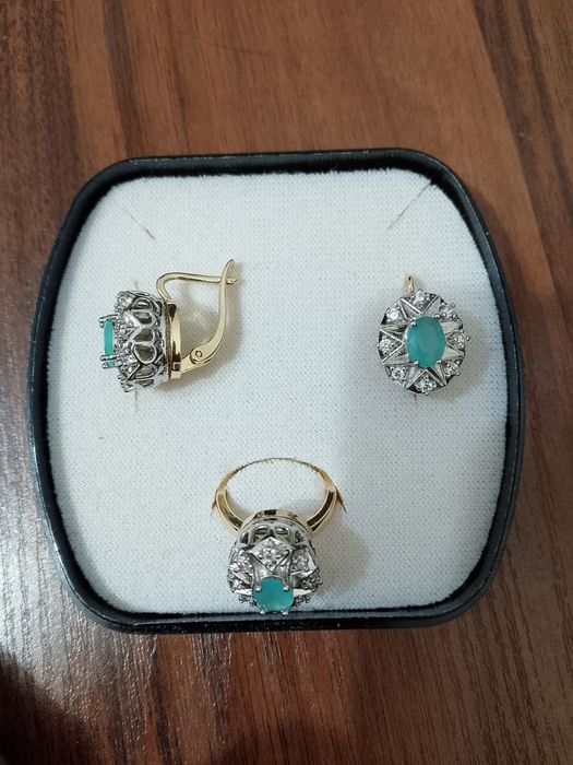 Серьги под золото (бижутерия). Новая