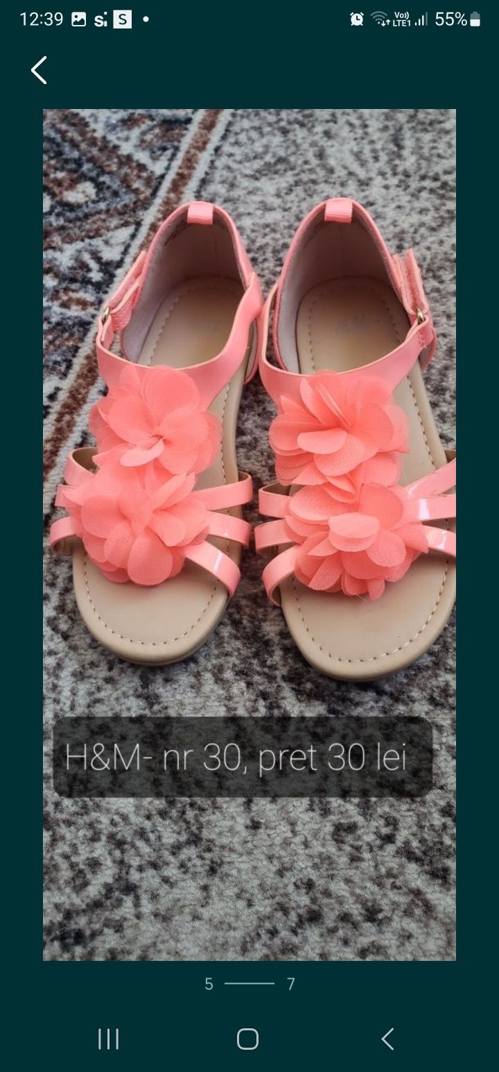 Sandale H&M nr 30