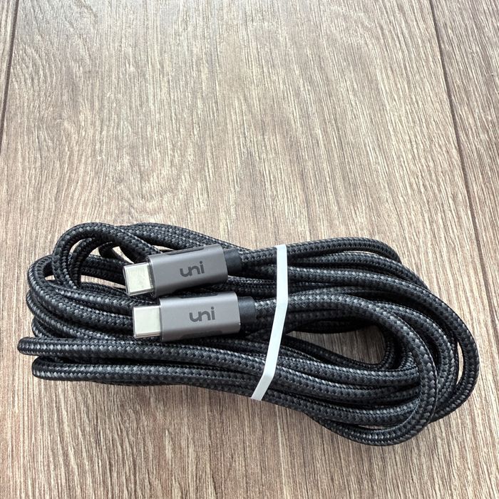 Cablu de date si incarcare impletit USB-C 4,5m Uni