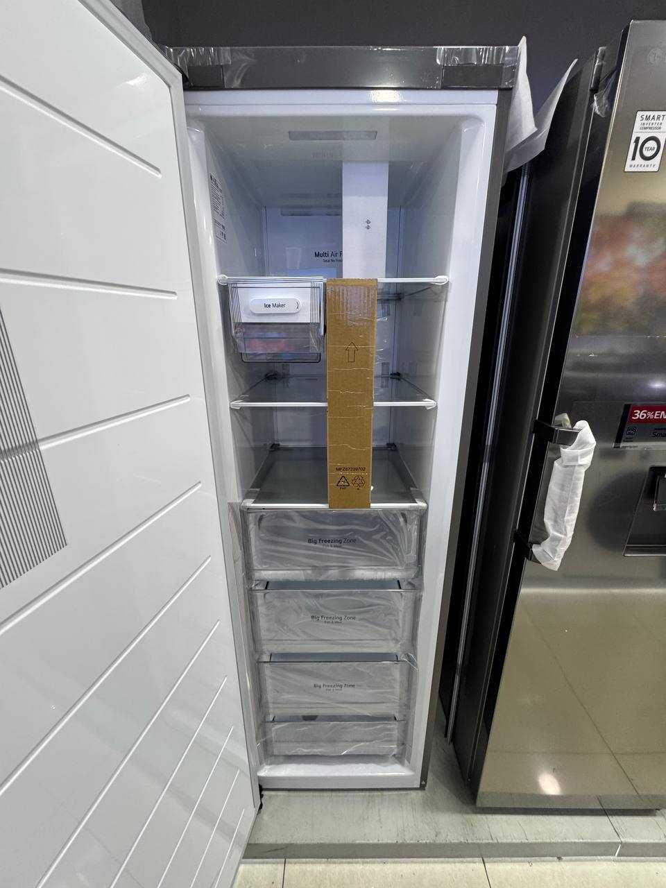 Морозильник LG 324L Smart Inverter Compressor/GC-B414ELFM
