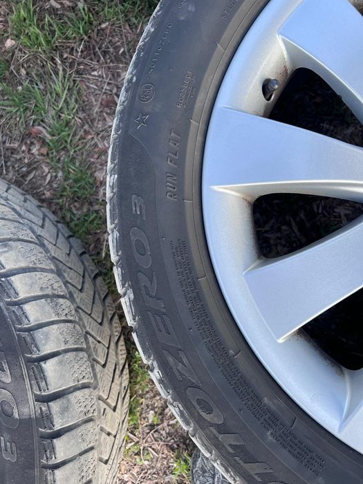 Jante originale BMW  5x120 r18 runflat Pirelli Sottozero 3 impecabile