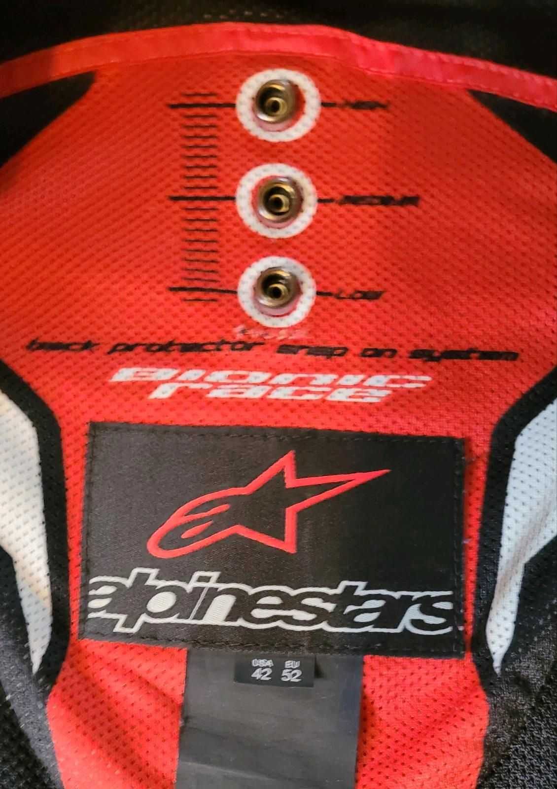 Geaca Moto Piele Alpinestars GP Plus R - 52 = L