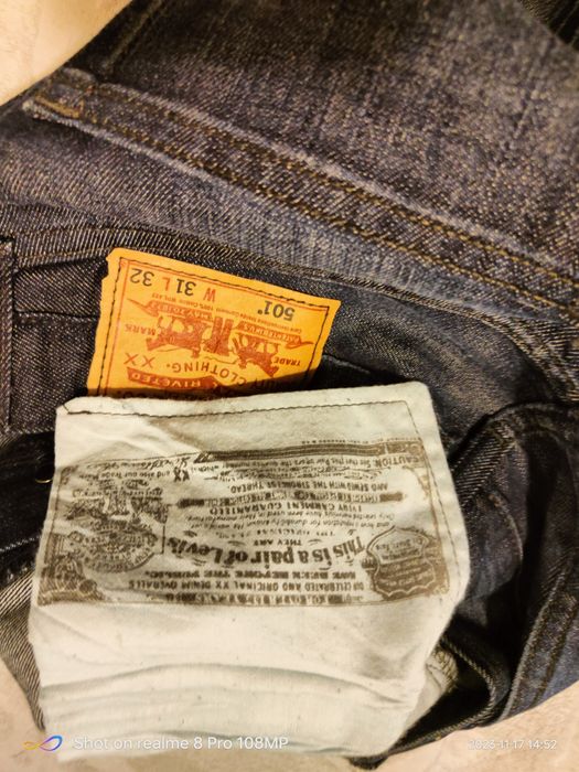 Blugi levis 501 san francisco 31/32