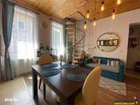 Apartament in casa, pe doua nivele, mobilat, utilat, loc parcare, Cent
