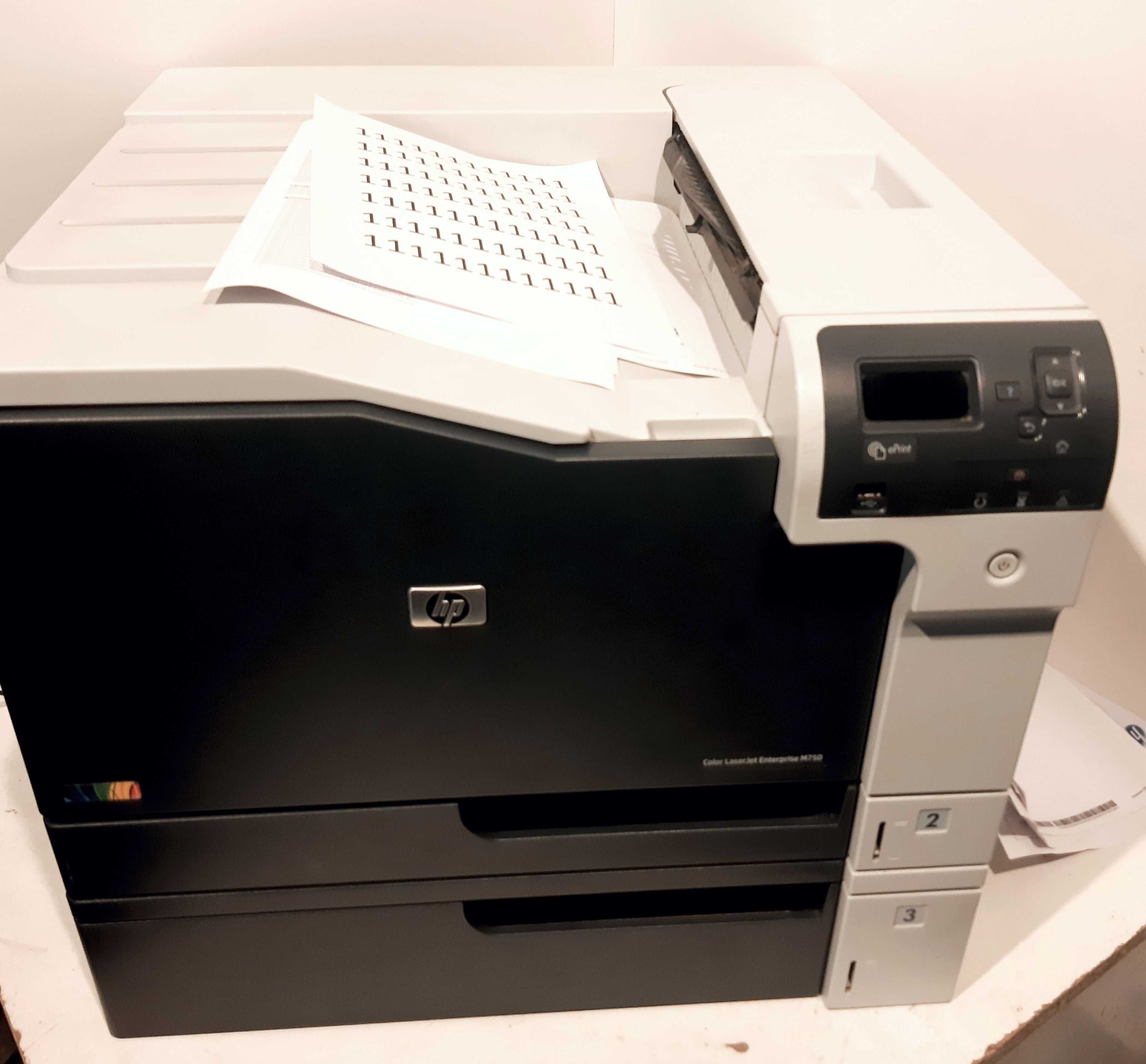 Принтер лазерный HP Color LaserJet Enterprise M750dn, цветн., A3