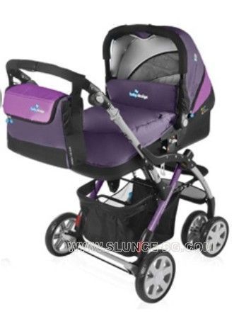 Комбинирана бебешка количка BABY DESIGN - SPRINT PLUS 2в1 + подарък