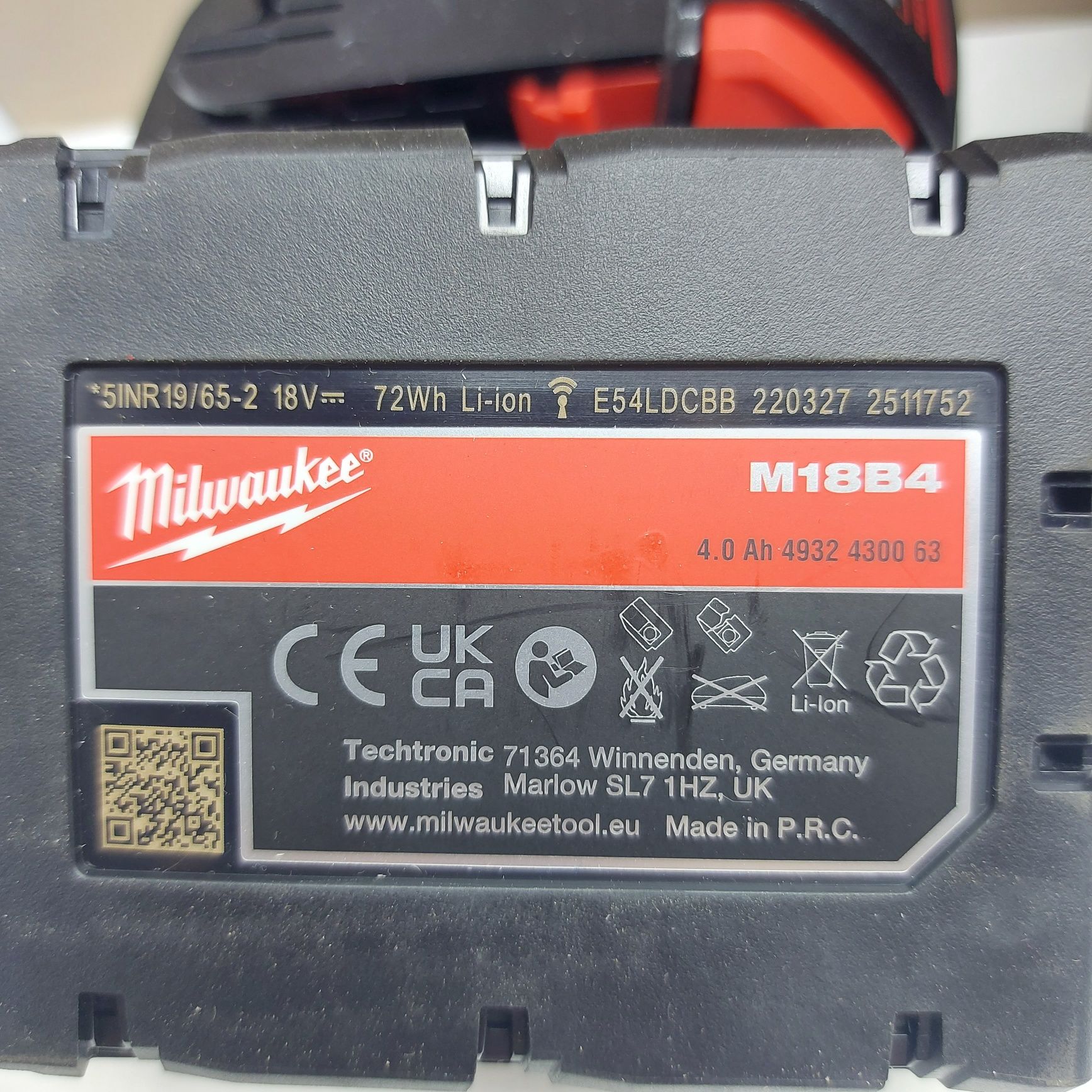 Нови батерии Milwaukee M18