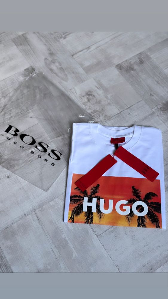 Tricou HUGO Palm S L XL XXL