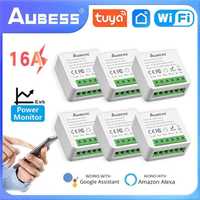 Super ofertă!!!Smart Switch Wi-Fi AUBESS cu Monitorizare Consum
