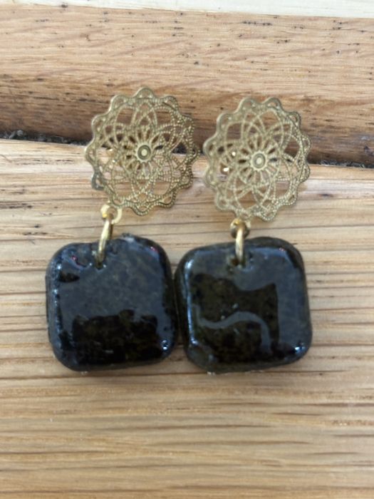 Cercei Handmade din Lut polimeric sau rasina Epoxidica