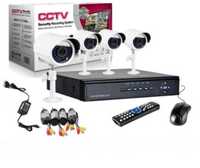 Kit DVR 4 Camere De Supraveghere CCTV, Faintec, Si Detector De Miscare