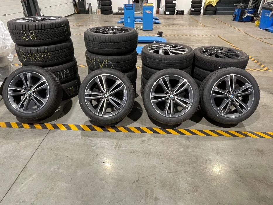 Jante Bmw seria 2 F45 F46 originale 17 inch cu anvelope vara noi