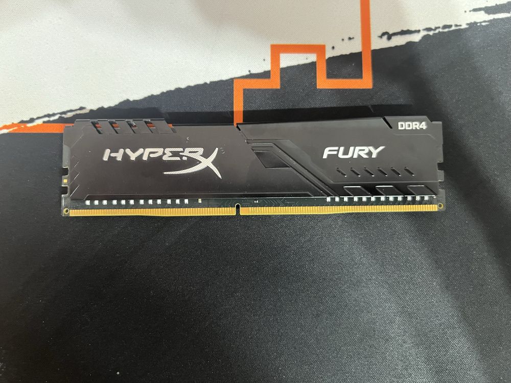 Memorie HyperX Fury Black 8GB, DDR4, 3200MHz, CL16