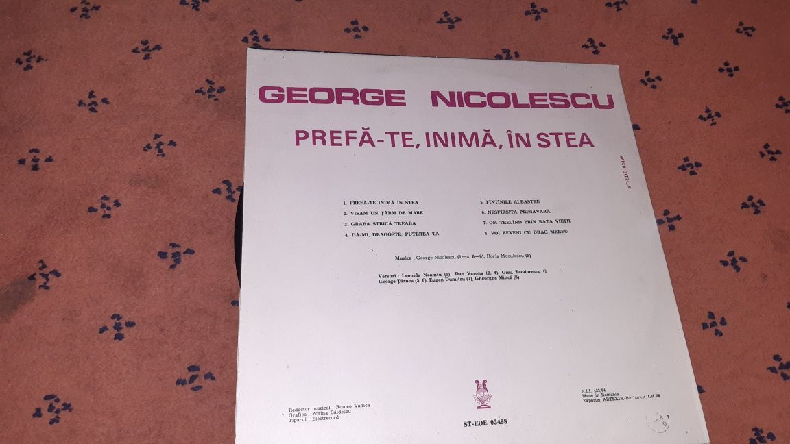 Vinil  George Nicolescu