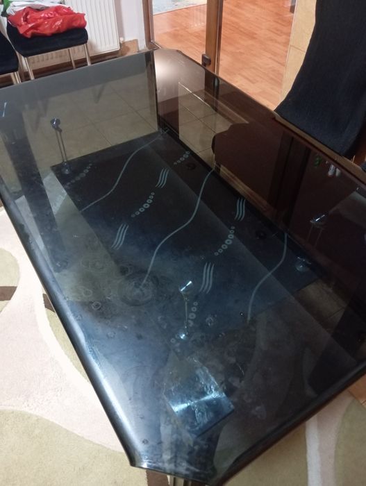 Masa sticla 6 persoane