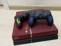 PlayStation 4 Скаченные игры + 2 джойстика + 9игр
