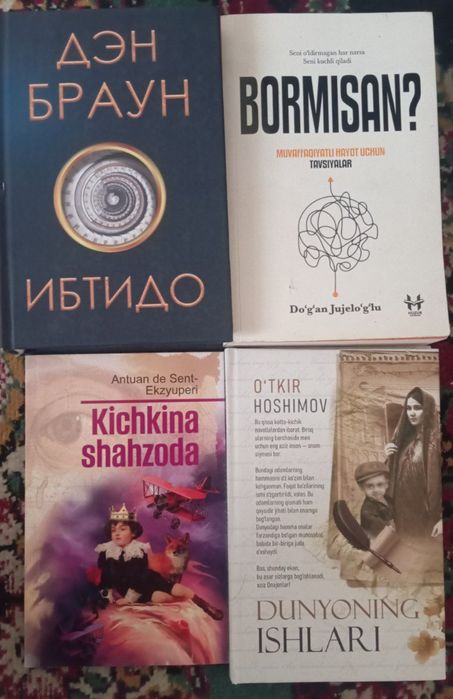 "Ibtido" ,"bormisan,"Daftar hoshiyasidagi bitiklar" ,"kichkina shahzod