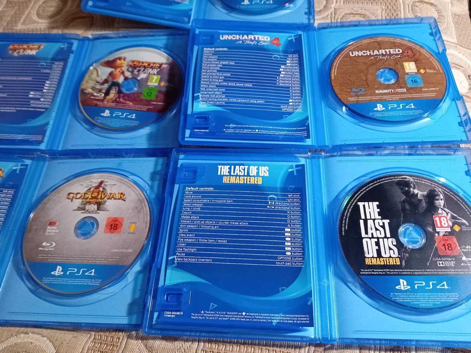 PS4 Топ пакет–God of War, Uncharted, The Last of Us- Отлично състояние